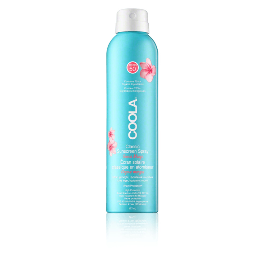Coola Classic Organic Sunscreen Spray SPF 50 Guava Mango177 ml