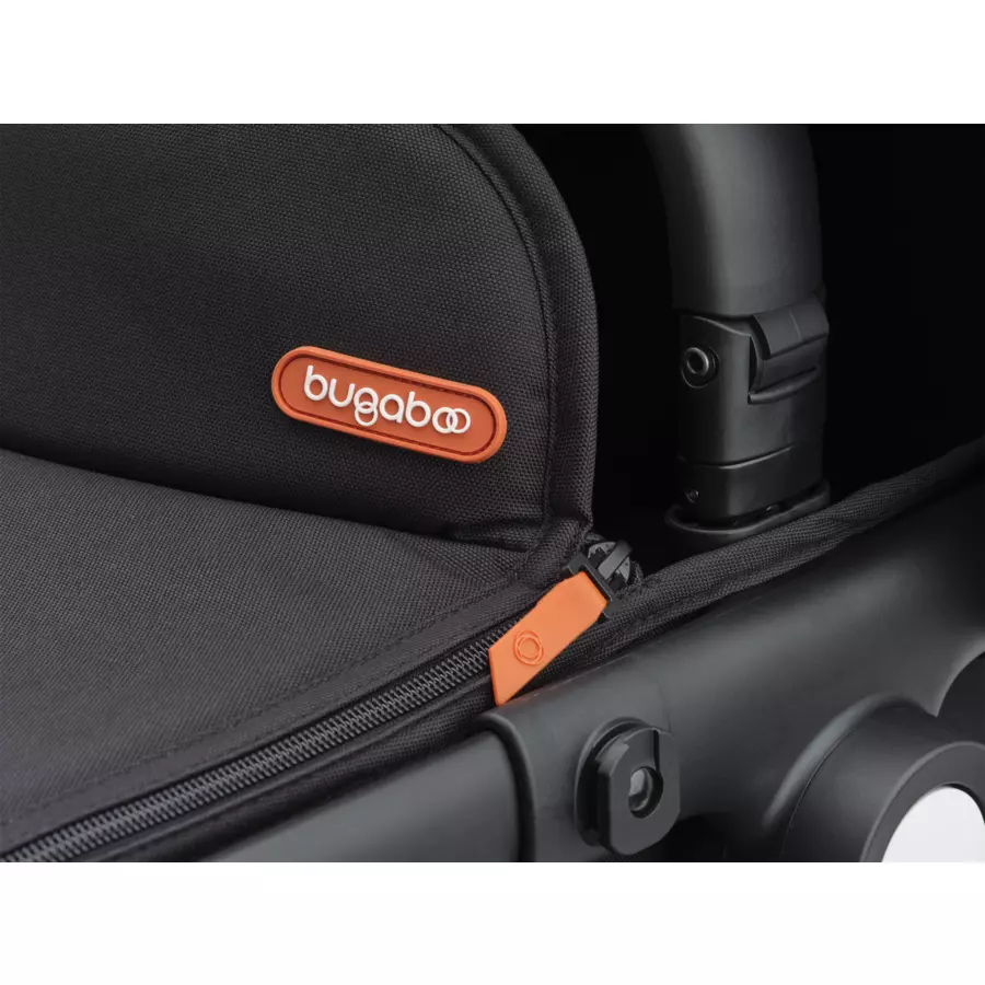 bugaboo Kinderwagen Fox Cub mit Liegeaufsatz und Sitz BlackMidnight Black