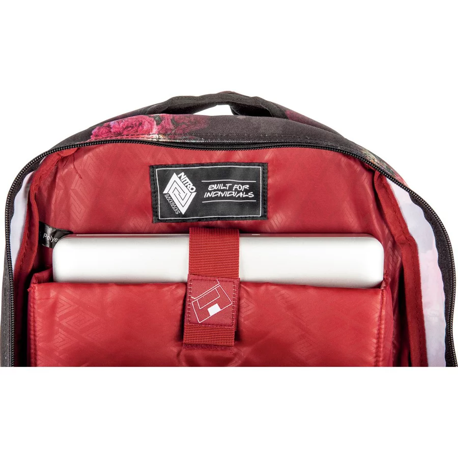 Nitro Hero - Laptoprucksack 17 52 cm black rose