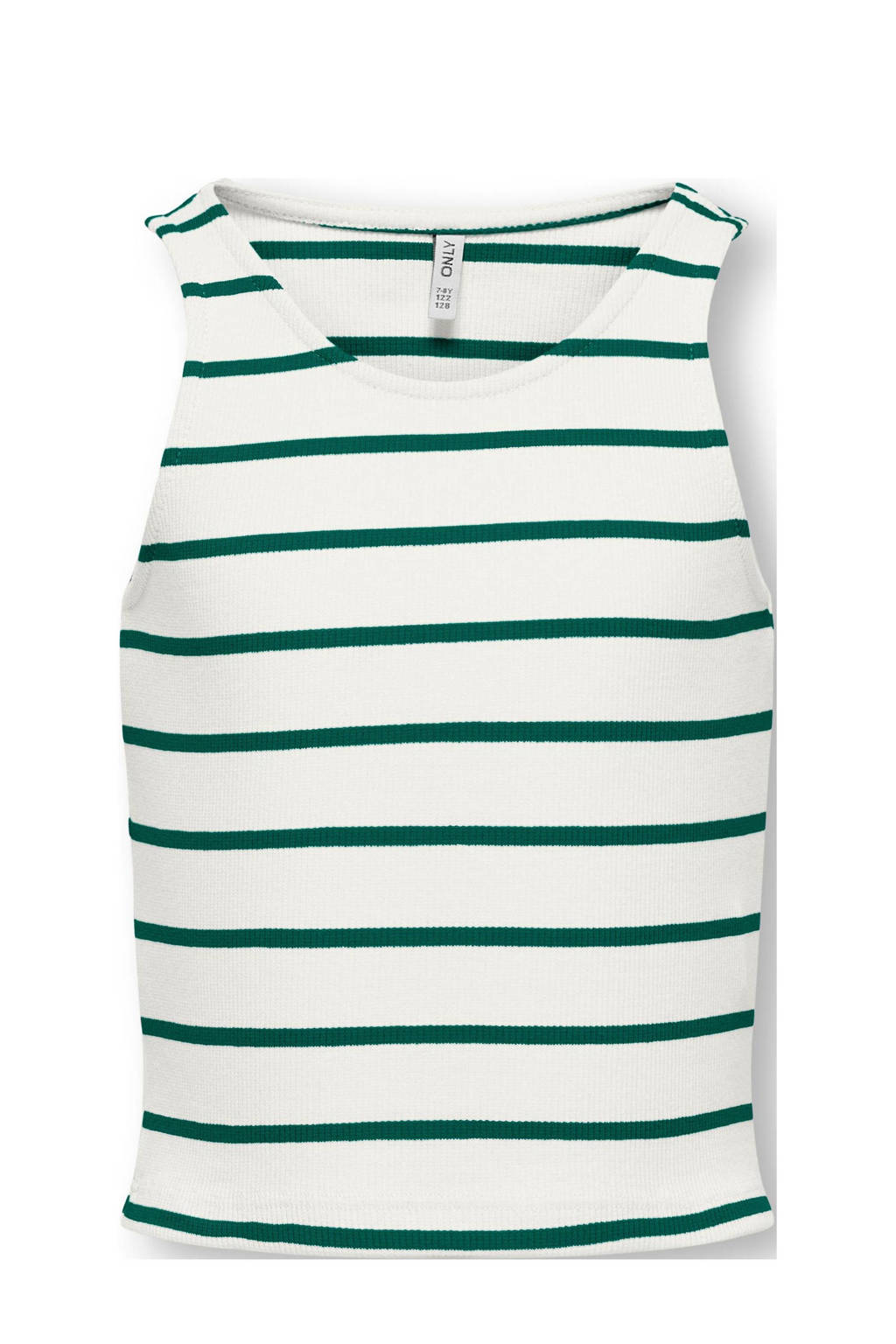 ONLY gestreeptetop KOGNESSA wit/groen