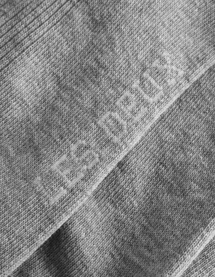 Les Deux Les Deux Vertigo 2-Pack Rib Socks Light grey melange/white