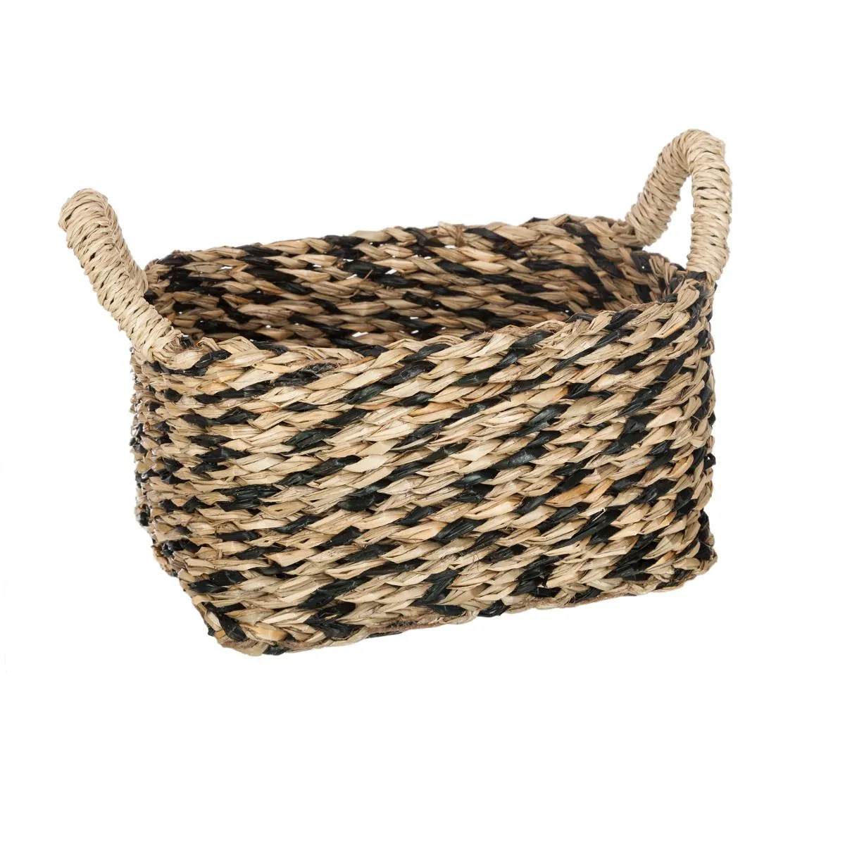 Atmosphera, Createur D'Interieur Atmosphera Lot de 3 Paniers Seagrass Etnik - Rectangles