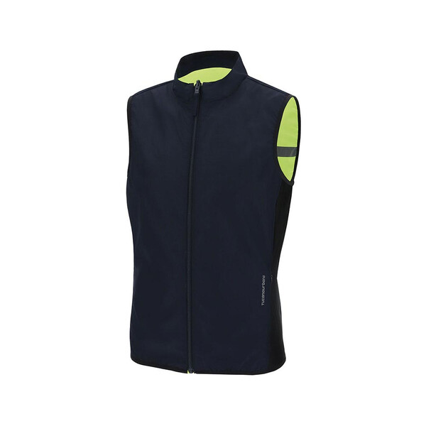 Tucano Urbano - Gilet haute visibilité Nano Switch Noir / Jaune fluo