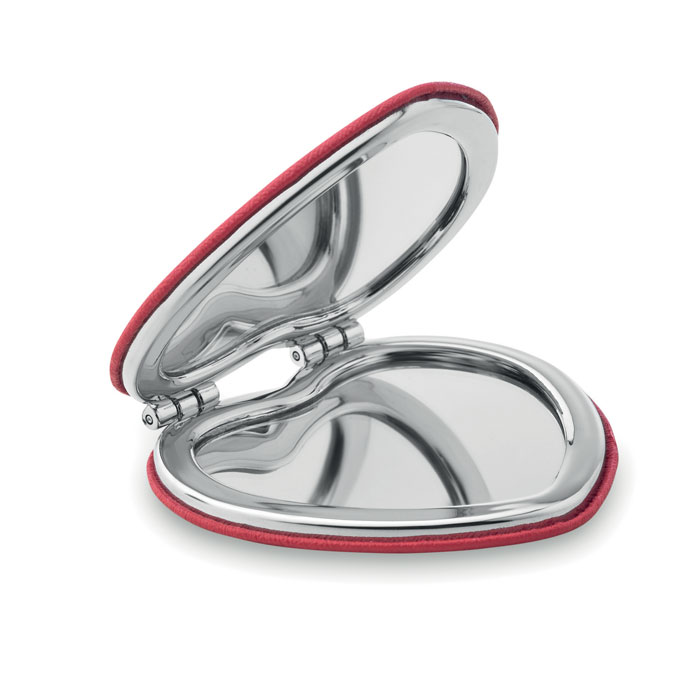 GiftRetail MO8980 - GLOW HEART Miroir en cœur, en PU