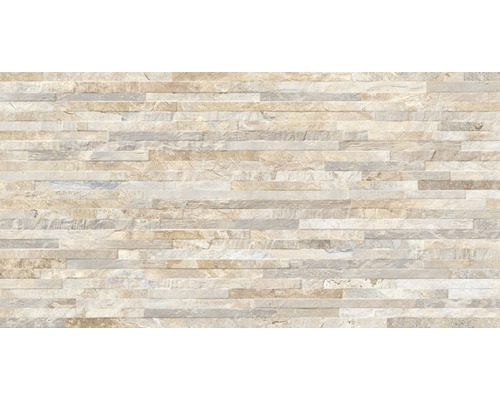 Porseleinen wandtegel ARDESIA Amandel 32 x 62,5 cm