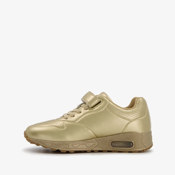 Blue Box meisjes sneakers goudkleurig met airzool