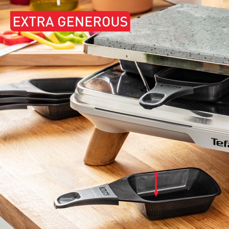 2-in-1 Raclette Pierrade PR620D Gourmetstel