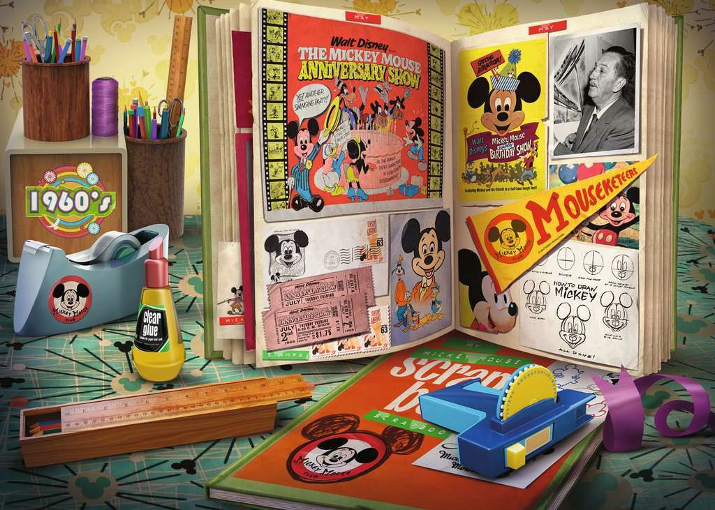 Ravensburger Spiel 1960 Mickey Moments