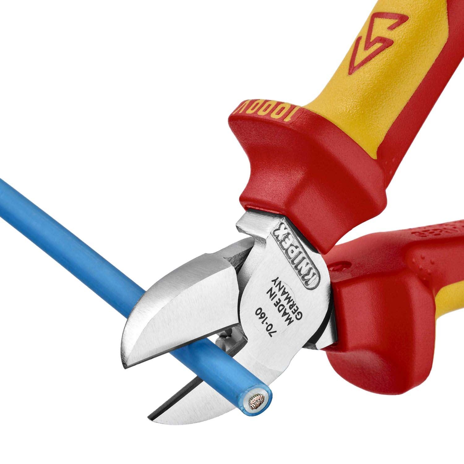 Knipex 70 06 160 Zijsnijtang Verchroomd Comfort 160mm VDE