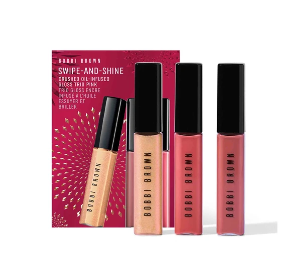Bobbi Brown Swipe-and-Shine Trio Nude Make-up SetShimmer & Shine Coil Trio Nude