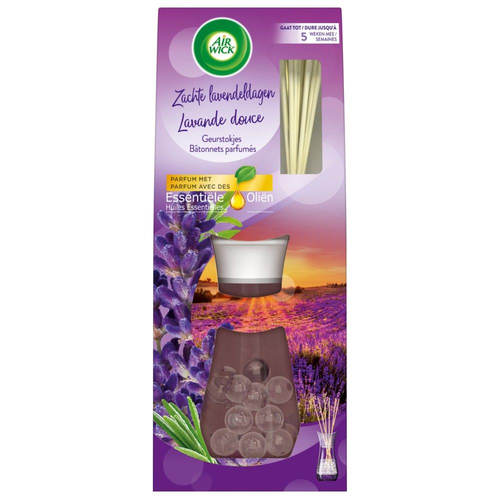 Airwick Geurstokjes Reeds Essential Oils Lavender (30 ml)