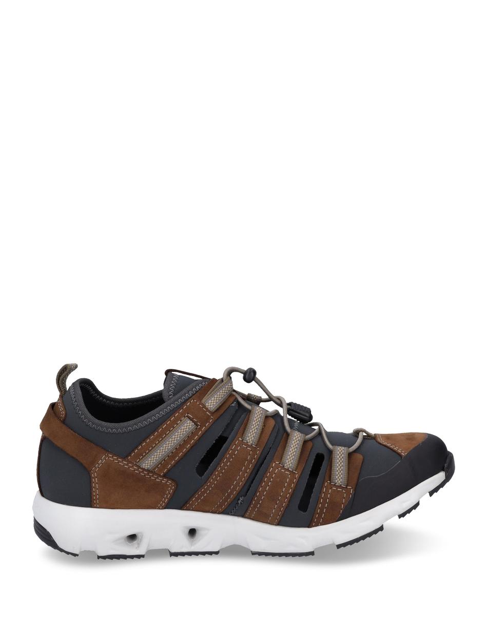 Halbschuh Noah 06, braun-kombi
