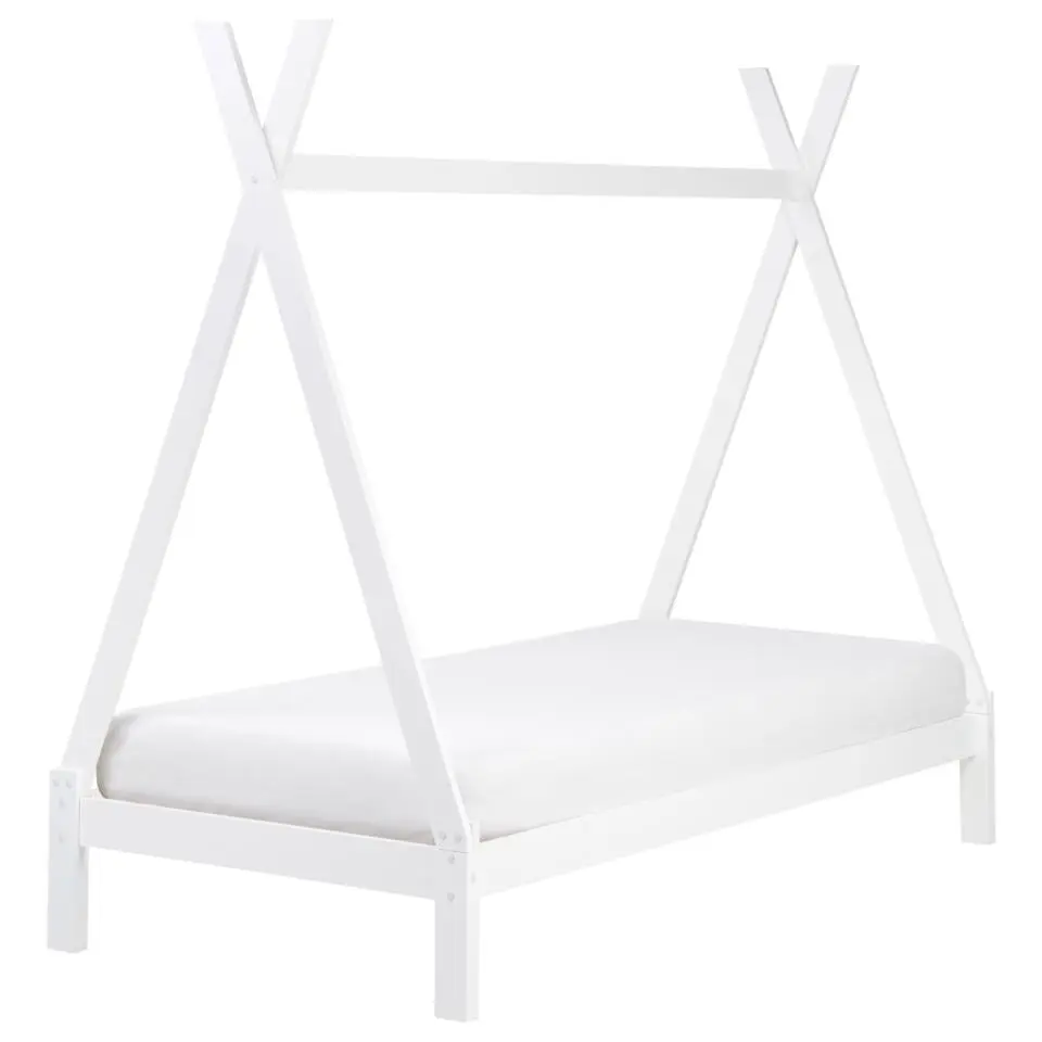 DEVAY - Kinderbed - Wit - 90 x 200 cm - Grenenhout
