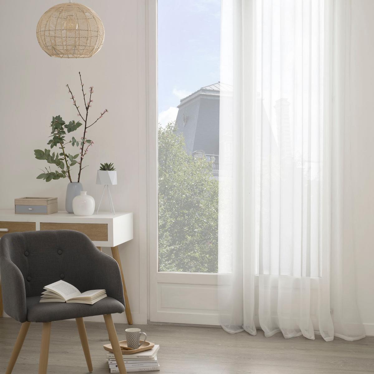 VOILAGE GEORGETTE BLANC 140X240CM