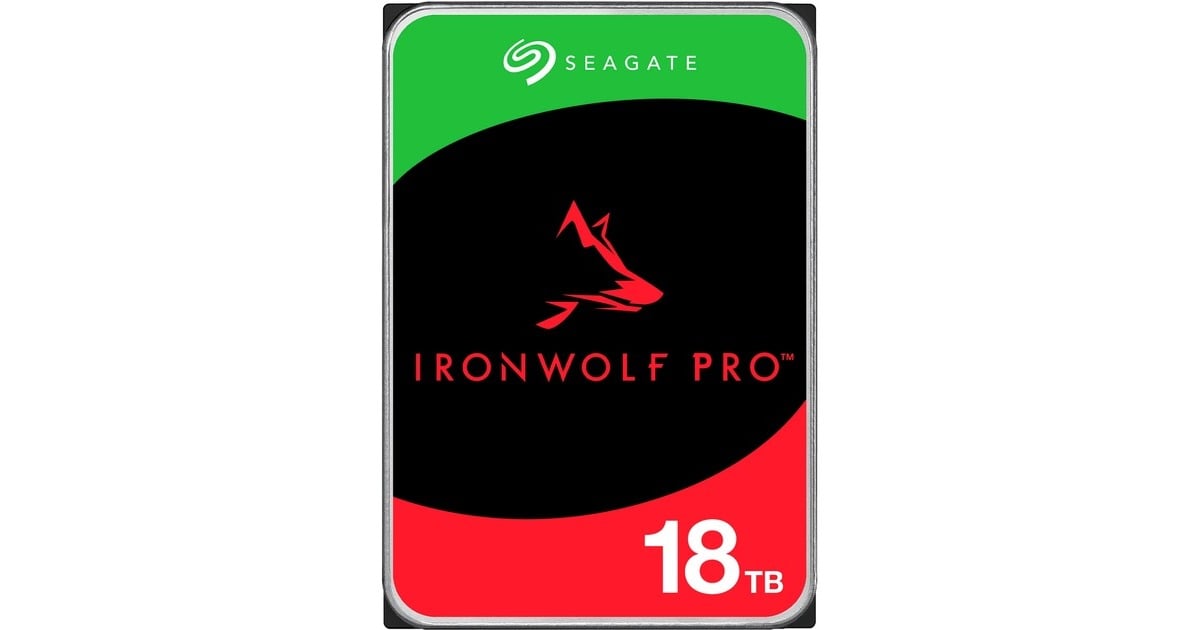 SeagateIronWolf Pro 18 TB harde schijf  (ST18000NT001, SATA/600, 24/7)