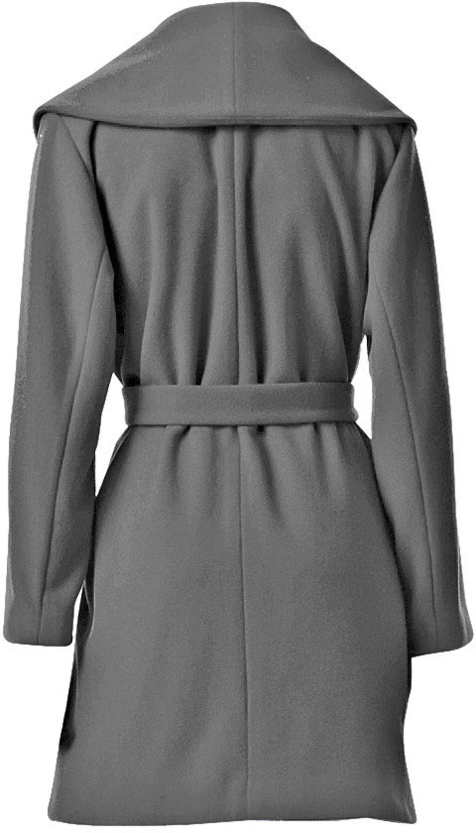 heine Woll-Jacke in silbergrau