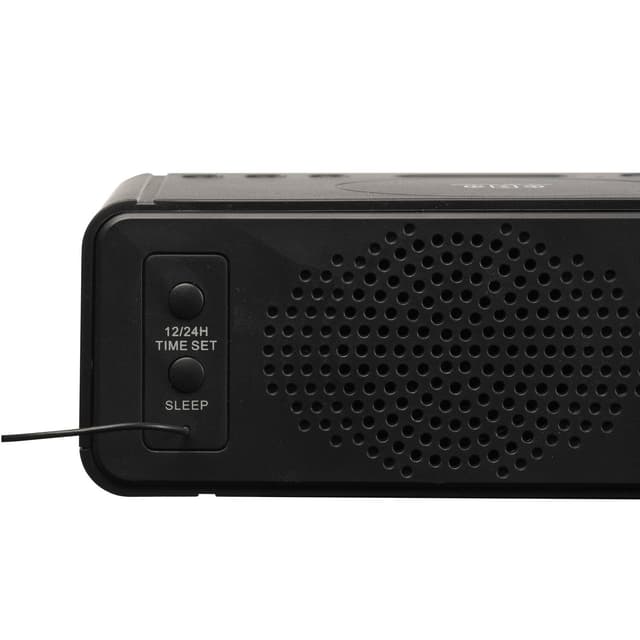 Clockradio med trådløs opladning
