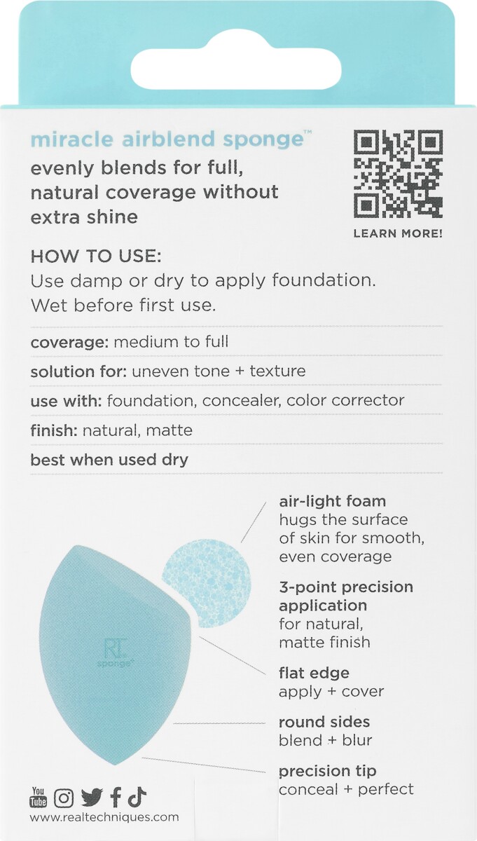 Real Techniques - Miracle Airblend Sponge