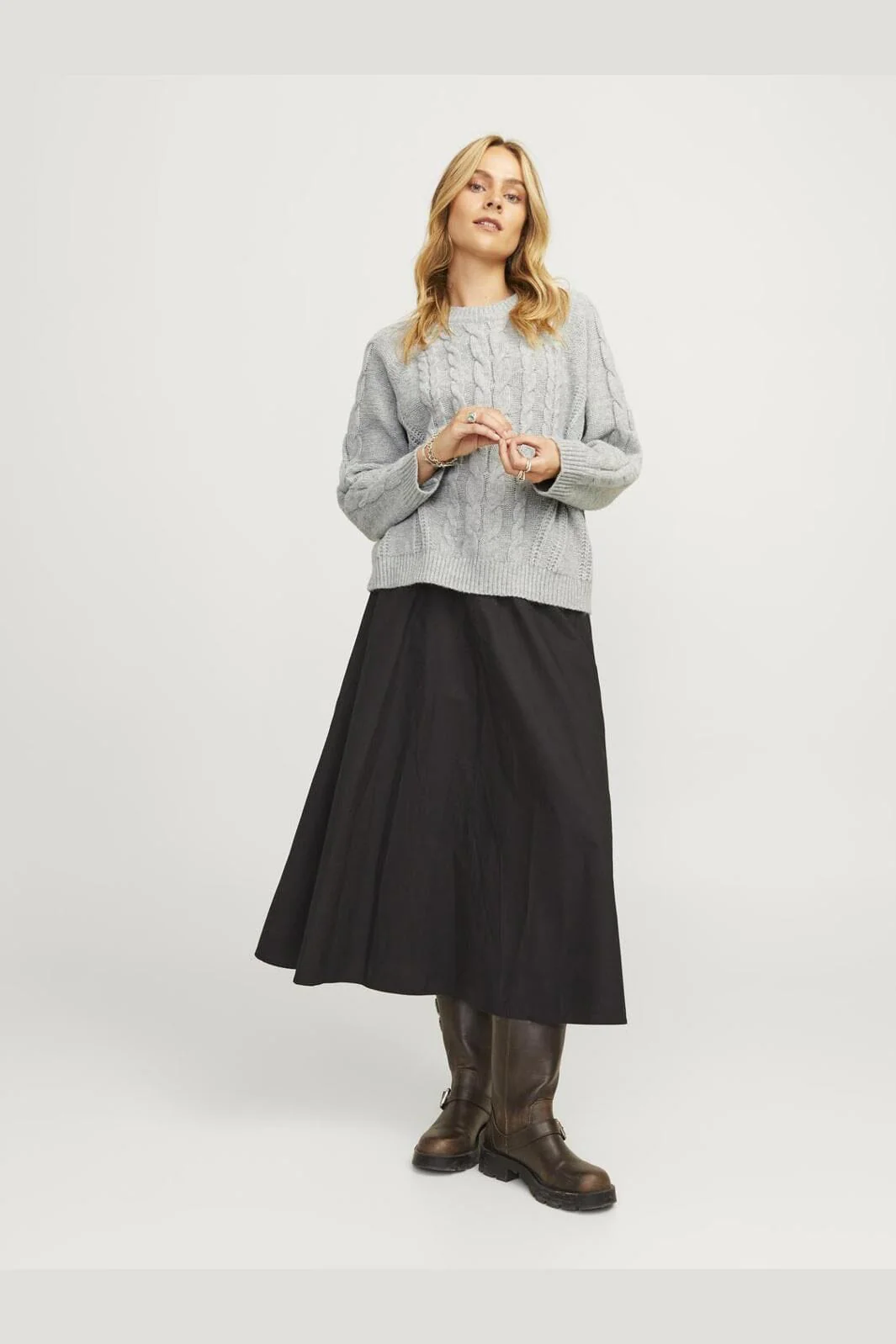 Jjxx Jxjosie Crew Neck Knit 4574596 grey melange