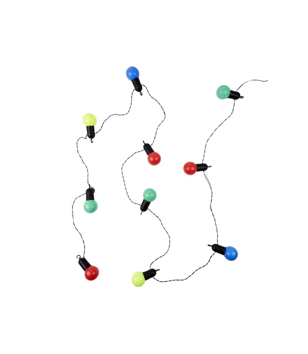 Paris Prix - Guirlande Lumineuse Extérieur ampoule Multicolore 5m Noir