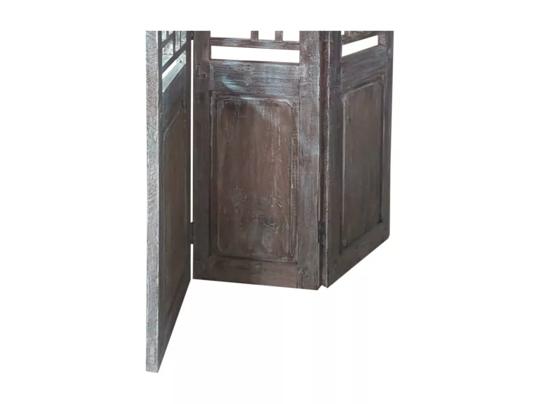 Paravent en bois marron 114x3x176h