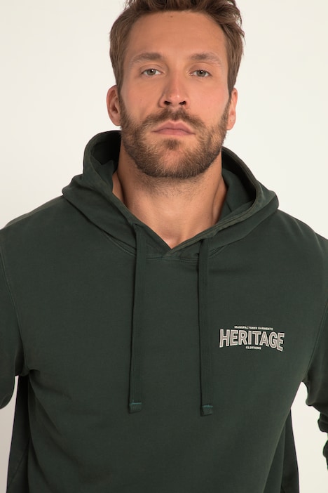 Hoodie, Sweat, Vintage Look, Kapuze, Kängurutasche