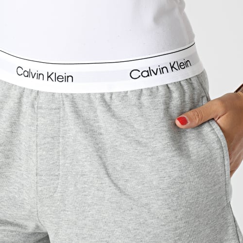 Short Jogging Femme QS6871E Gris Chiné