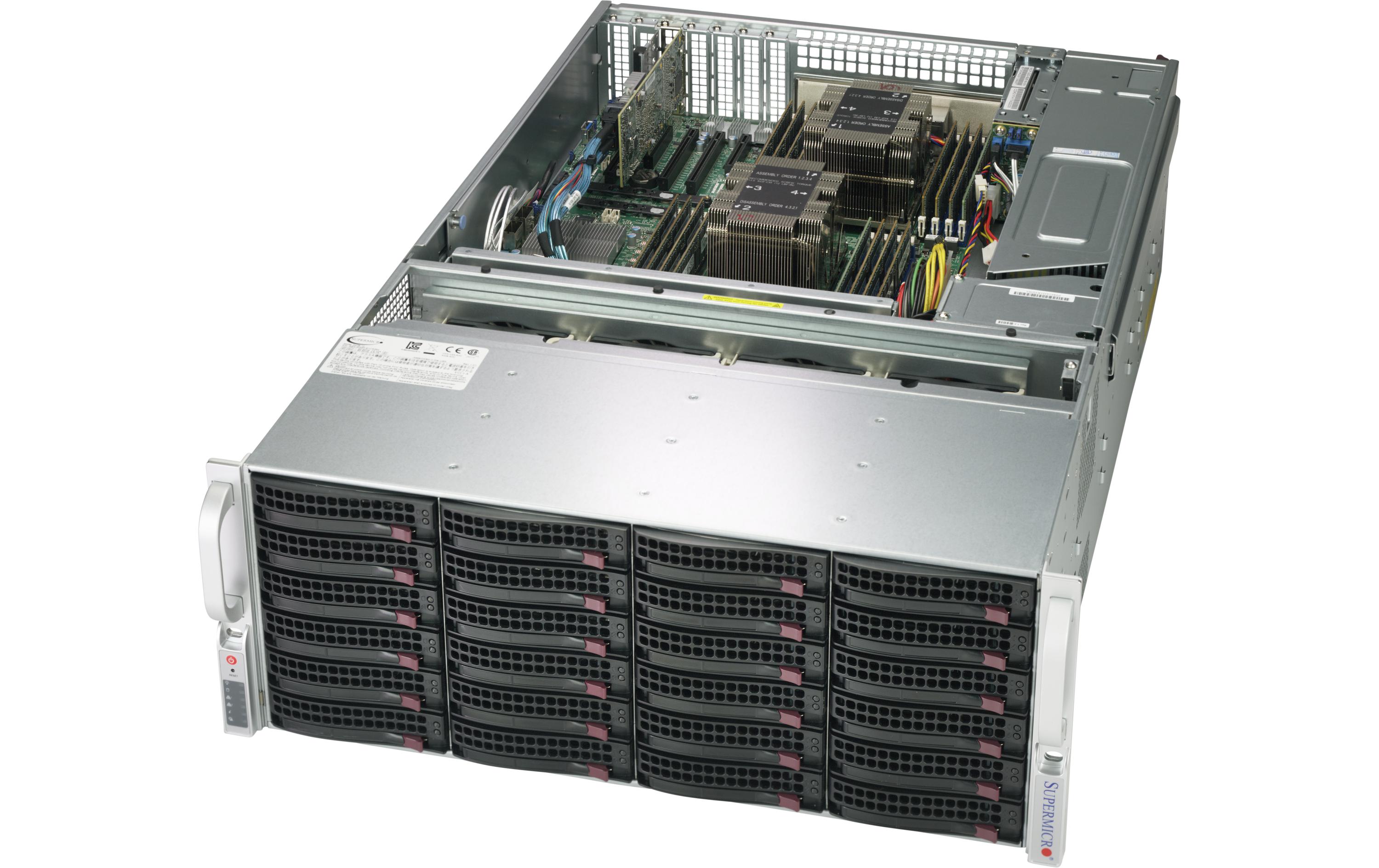 Barebone 6049P-E1CR36H<br>Server-Barebone, 4 HE