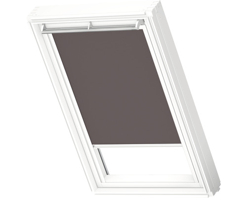 VELUX verduisterend rolgordijn, uni taupe, handmatig, aluminium frame, DKL C02 4577S