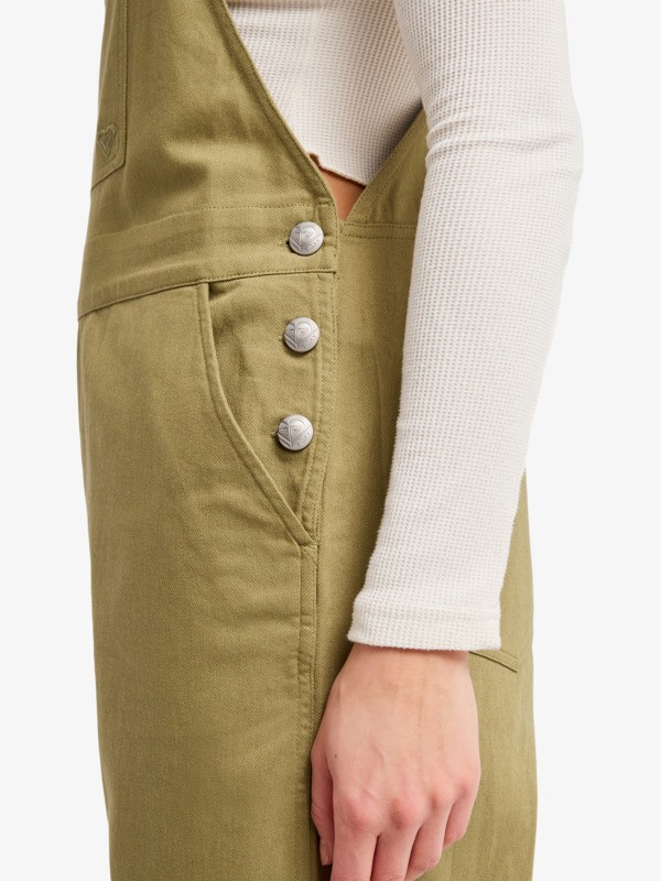Trail Blazer Twill Salopette en sergé Vert Femme