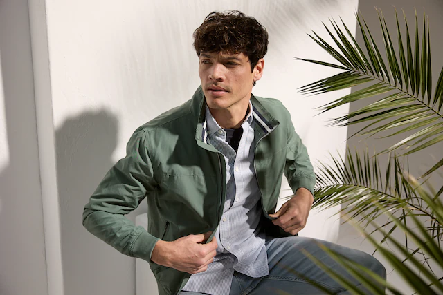 ALPENBLITZ Blouson »Brügge« Übergangsjacke im  casualer Stil,  mit Stehkragen