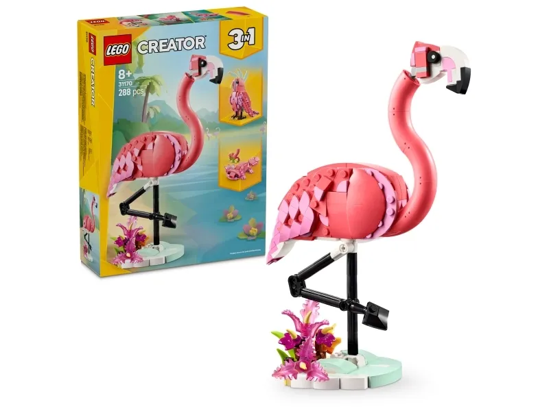 LEGO Creator 31170 Vilde dyr: Pink flamingo
