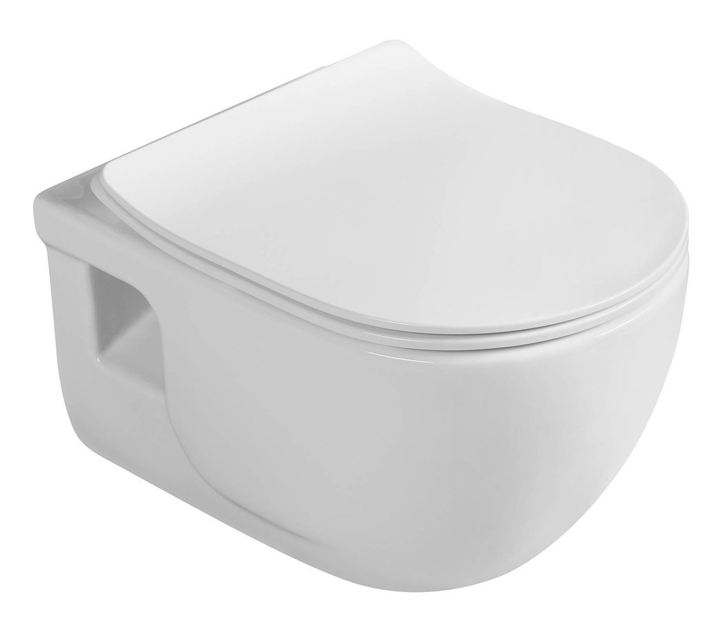 Sapho Brilla randloze toiletpot 36.5x53cm wit