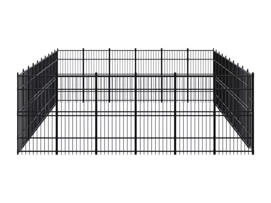 Chenil cage enclos pac noire 960 x 576 x 200 cm 02_0041863