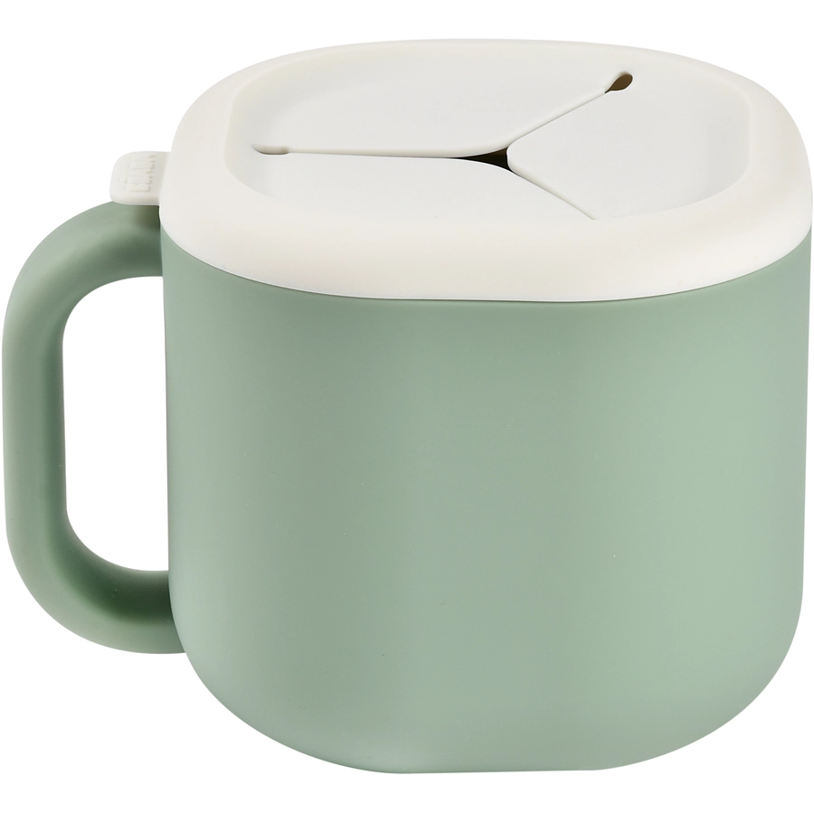 BEABA® Snackbecher Pick'n'Snack Salbeigrün - Silikon