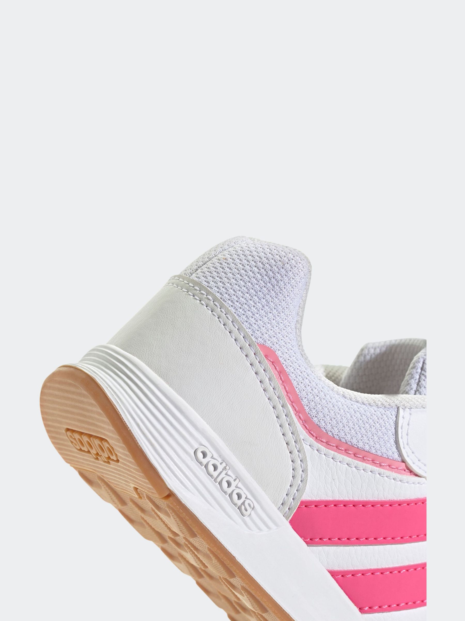 Roze/wit - adidas Tensaur Switch Hook and Loop Kids Trainers