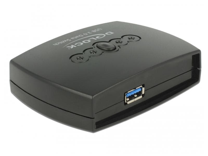 Delock USB-Switch 87724 Sharing-Switch für vier Computer