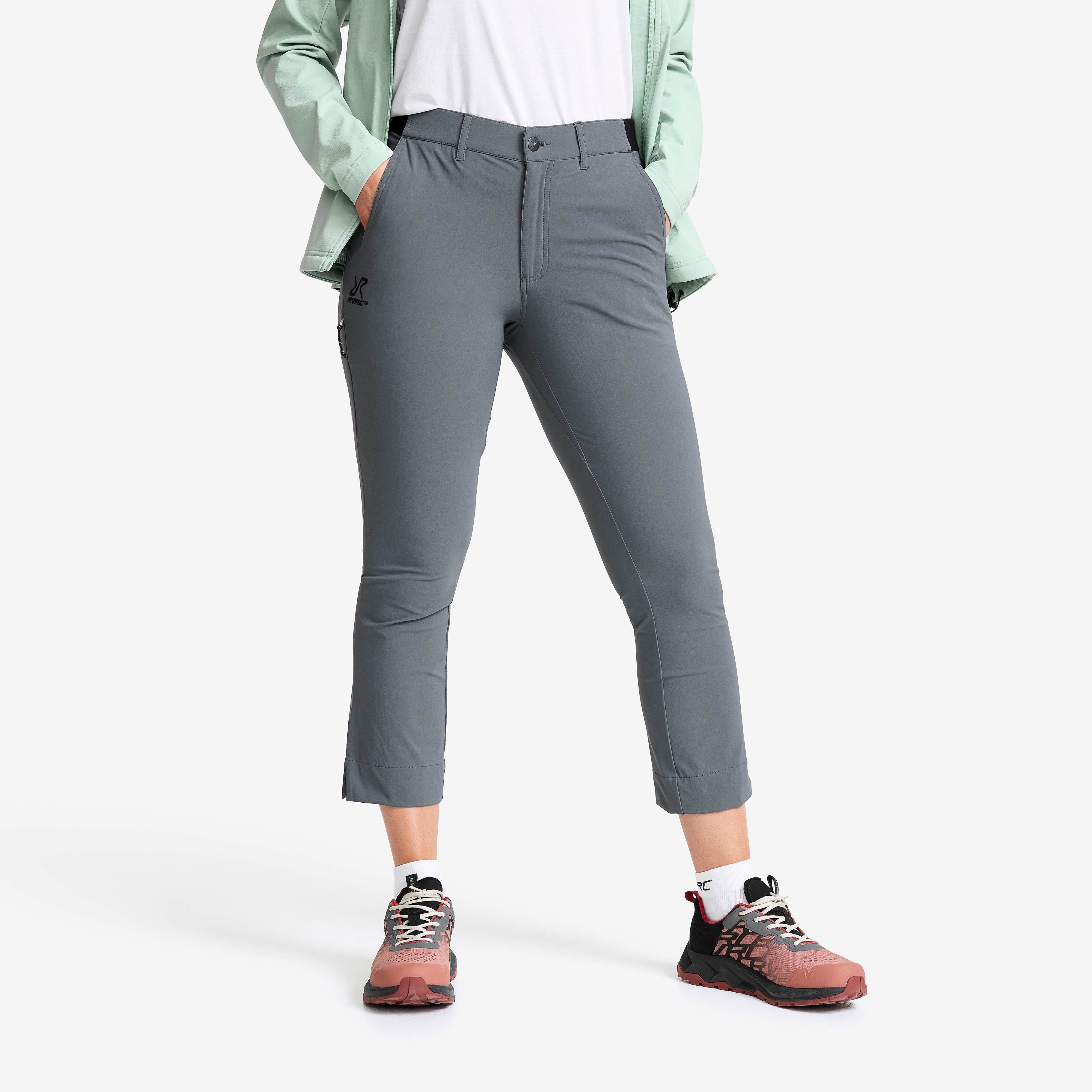 Variety High-waist Cropped Pants Dame Turbulence Blue