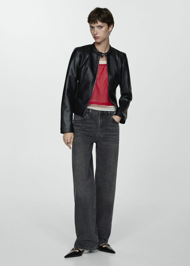 MANGO JACKET. -- AMAPOLA Black