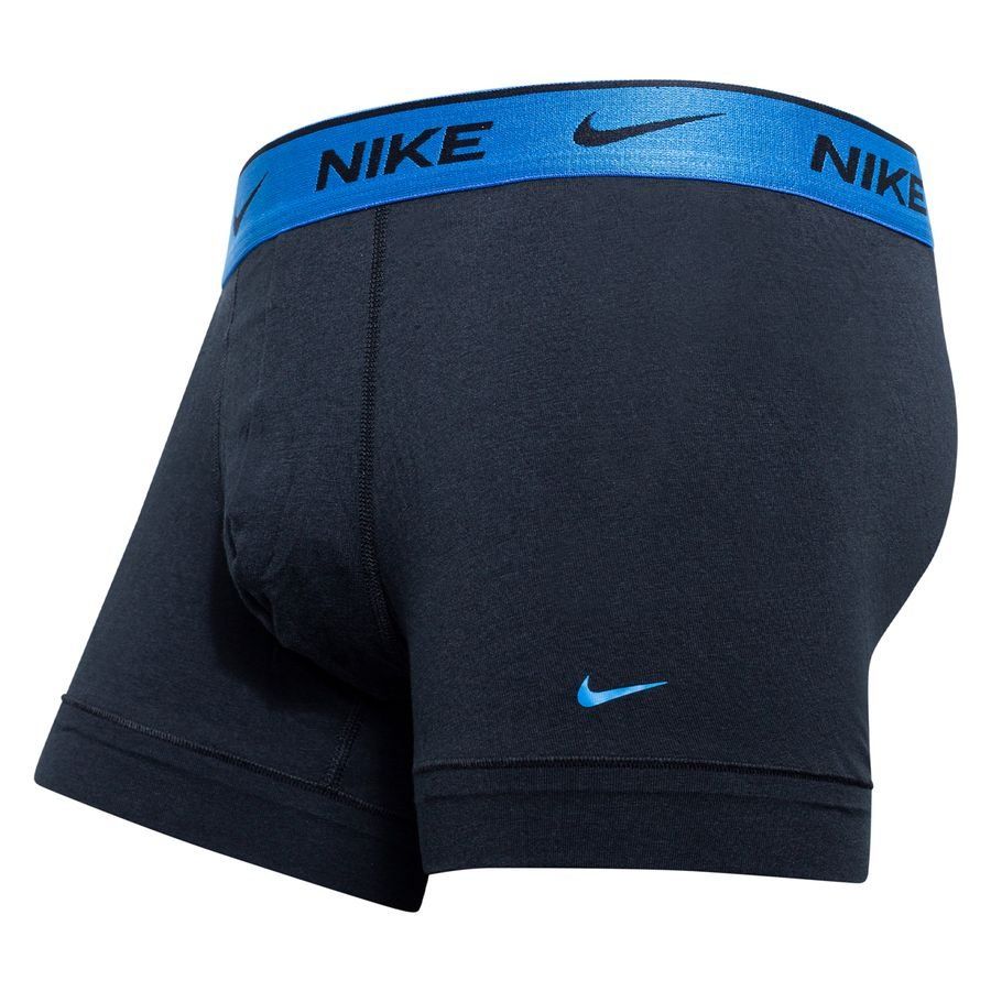 Nike Boxers Everyday Cotton Stretch Pack de 3 - Bleu/Noir/Blanc