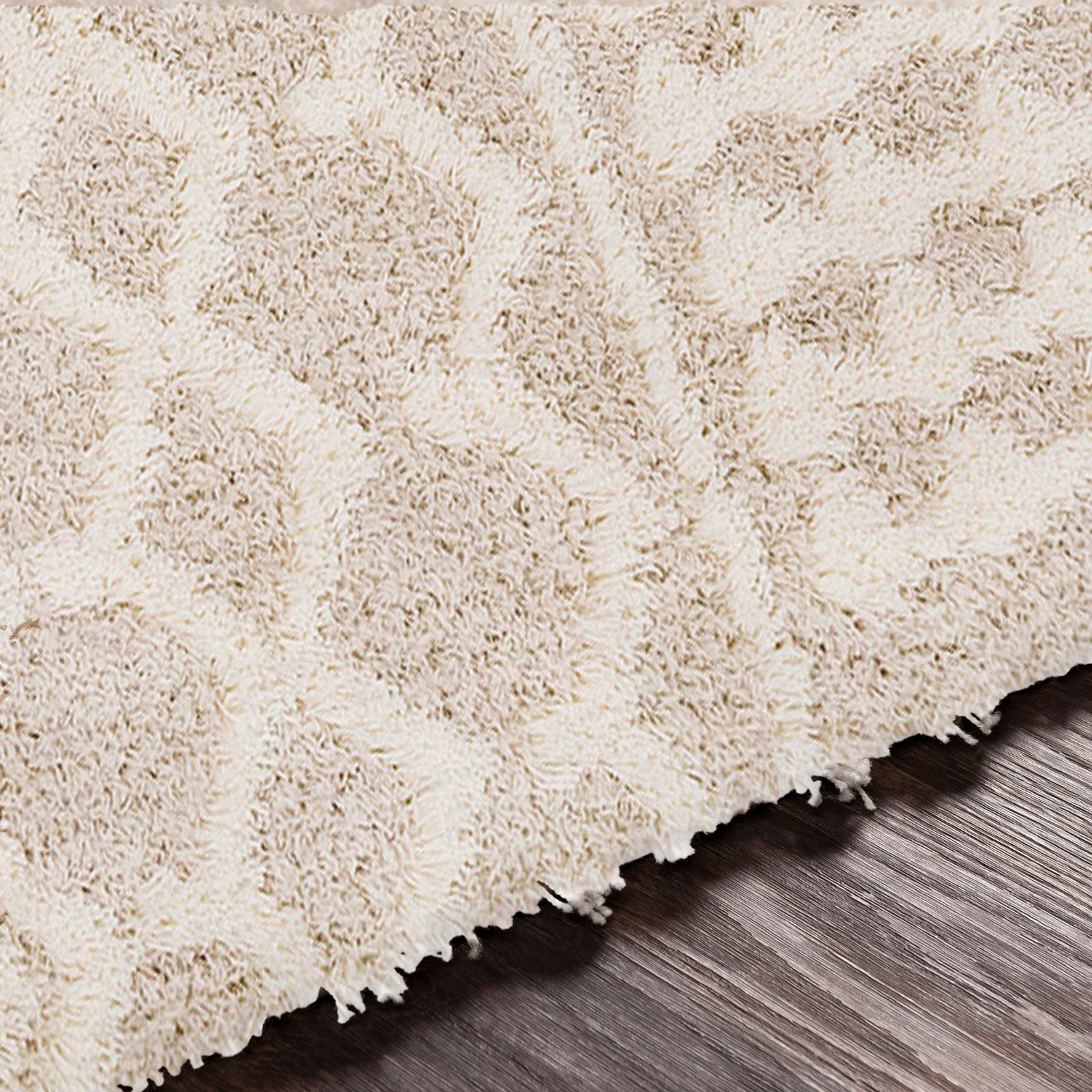 Livabliss Hochflor-Teppich »DUBAI« rechteckig 52 mm Höhe Shaggy Hochflorteppich,, Flauschiger, Boho Wohnzimmerteppich/Läufer