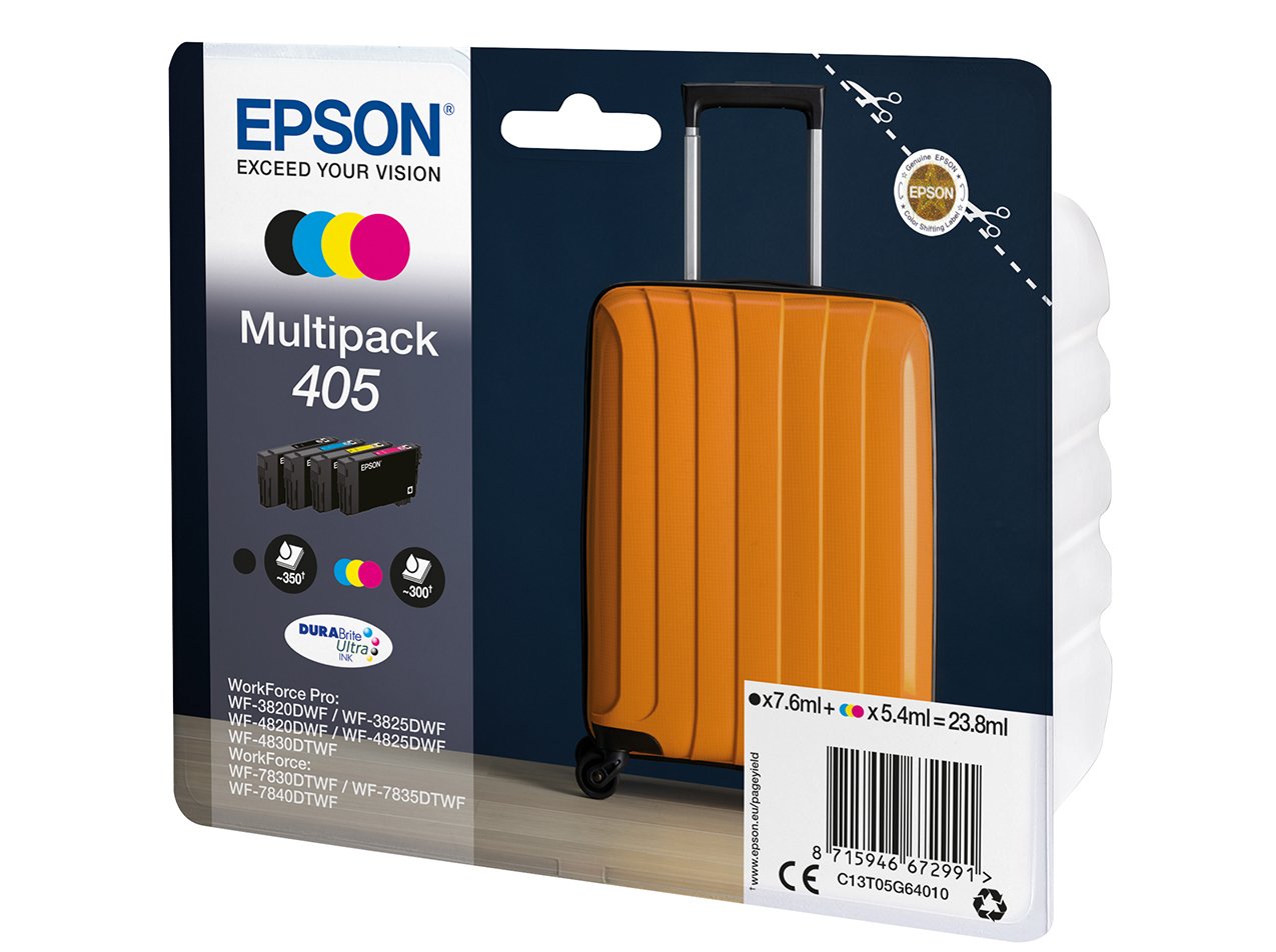 TINTEIRO ORIGINAL EPSON DURABRITE MULTIPACK 405
