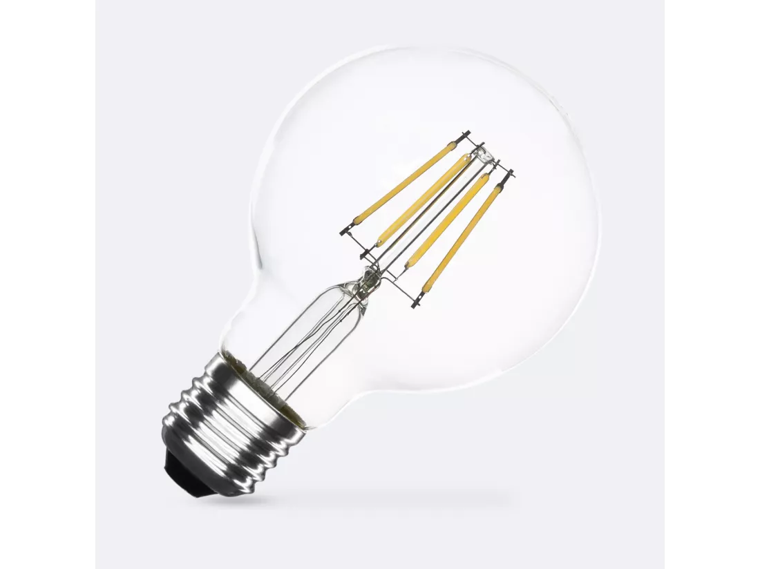 Ampoule LED Filament E27 6W 720 lm Dimmable G80 No Flicker 2700K Blanc chaud