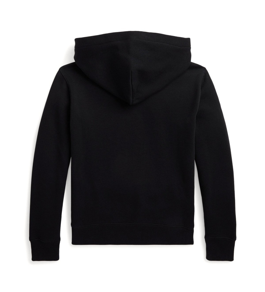 Moletom Ralph Lauren Polo Bear preto de lã