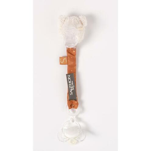 Attache sucette ourson Orsino - Beige - SAUTHON Baby déco