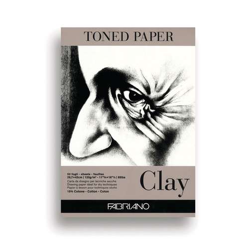 FABRIANO® Toned Paper Zeichenblock, Clay