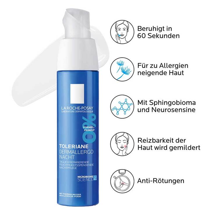La Roche Posay Dermallergo Nachtcreme, 40 ml