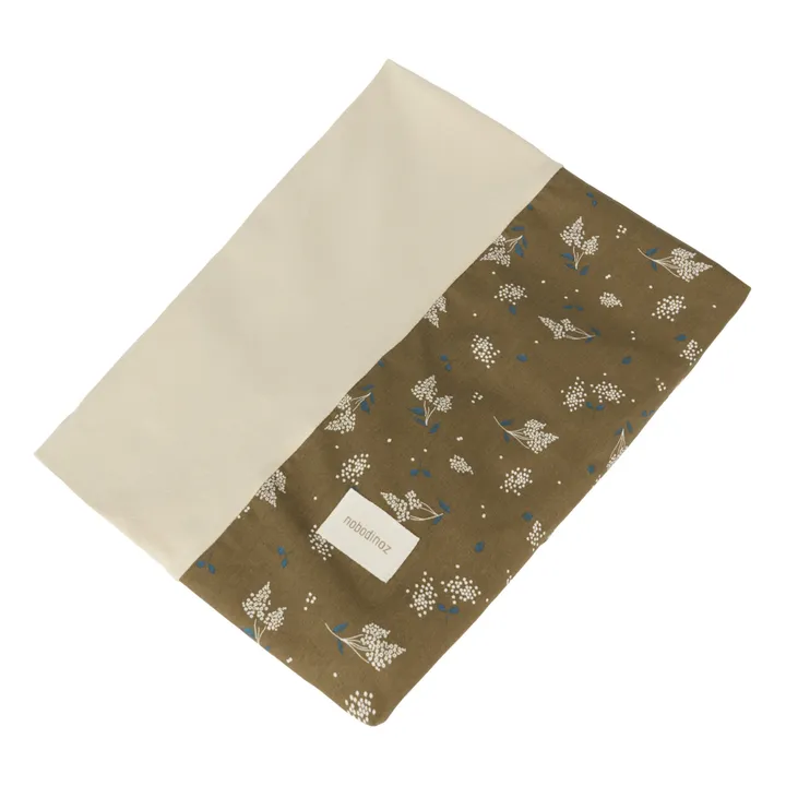 Nobodinoz Matelas à langer Stories en coton bio | Brun