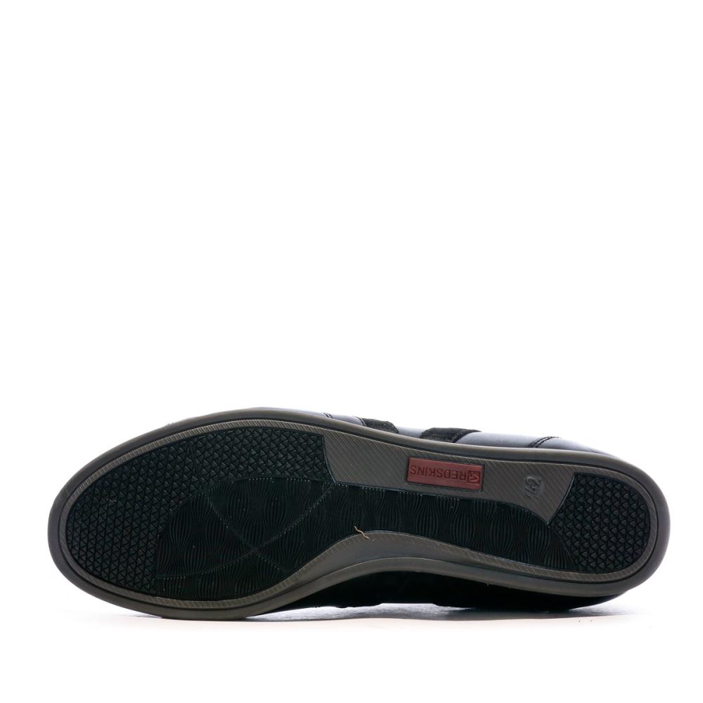 Redskins Baskets en Cuir Noir Homme Redskins Westy