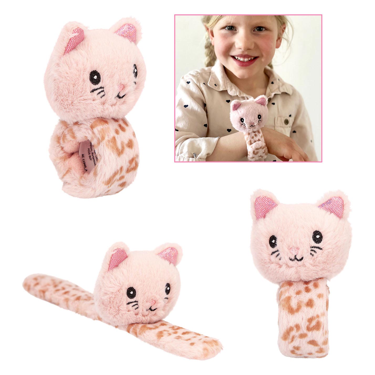 Princess Mimi Knuffel Klaparmband - Poes